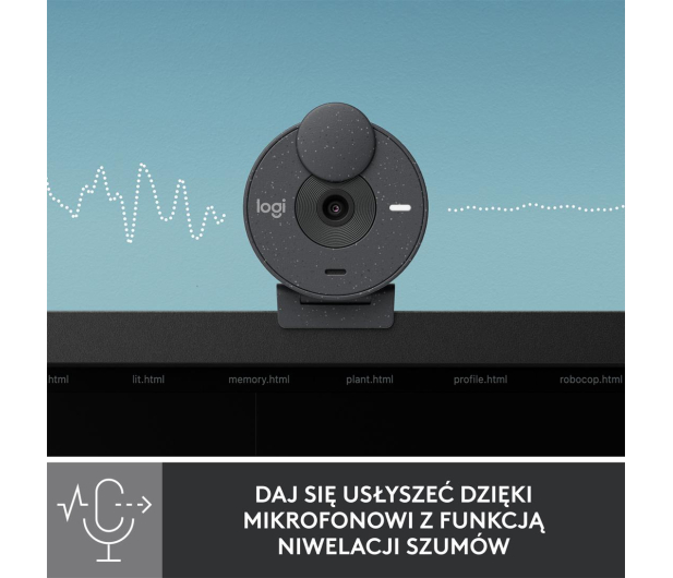 Logitech Brio 300 grafit - 1110358 - zdjęcie 9